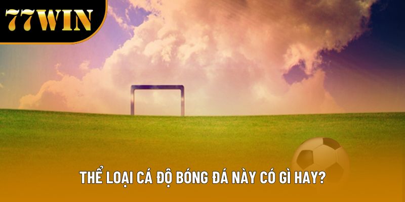 Thể loại cá độ bóng đá này có gì hay?