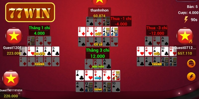 Nắm vững những kiến thức nền tảng trong luật chơi Mậu binh